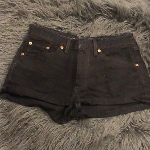Black Levi shorts